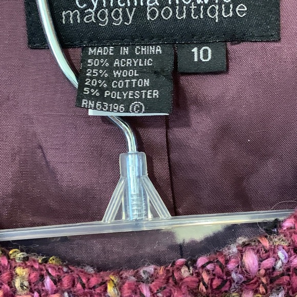 NEW- Vintage 2 Piece Set Jacket and Skirt Size 10 - Picture 8 of 14